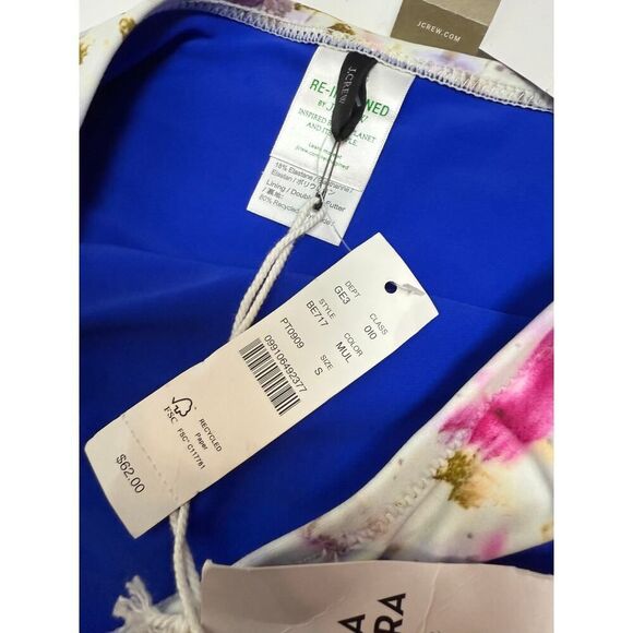 Flora Obscura X J.Crew Bikini in Kaleidoscope Floral NWT Sz. S - Picture 4 of 4